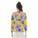 Folk floral pattern. Abstract flowers print. seamless pattern Women s Hooded Windbreaker View2