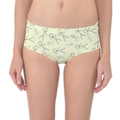 Little Men In Yellow Mid-waist Bikini Bottoms by JustToWear