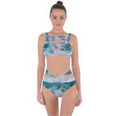 Blue Sea Bandaged Up Bikini Set  by goljakoff