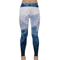 Blue Ice Mountain Classic Yoga Leggings by goljakoff