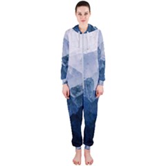 Blue Ice Mountain Hooded Jumpsuit (ladies)  by goljakoff