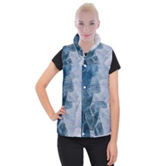 Storm Blue Ocean Women s Button Up Vest by goljakoff