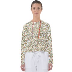 Lonely Flower On White Women s Slouchy Sweat