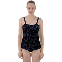 Circunferences Twist Front Tankini Set