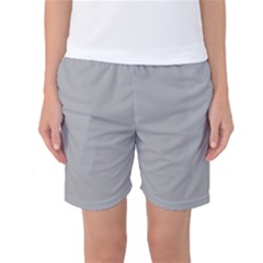 Chalice Silver Grey Women s Basketball Shorts by FabChoice