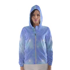 Heavenly Flowers Women s Hooded Windbreaker by SychEva