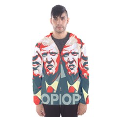 Trump Nope Men s Hooded Windbreaker by goljakoff