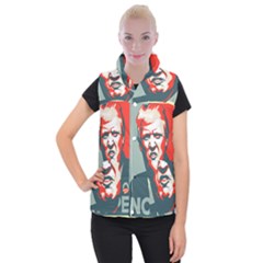 Trump Nope Women s Button Up Vest by goljakoff