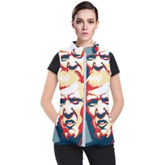Trump Pop Art Women s Puffer Vest by goljakoff