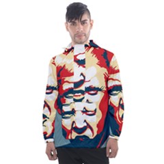 Trump Pop Art Men s Front Pocket Pullover Windbreaker by goljakoff