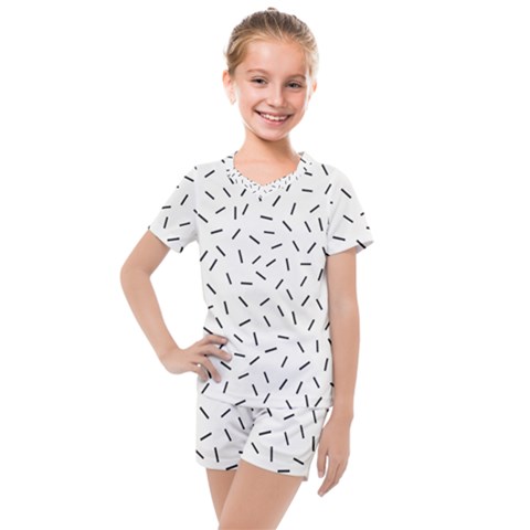 Rain  Kids  Mesh Tee And Shorts Set by Sobalvarro