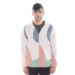 Abstract Shapes  Men s Hooded Windbreaker by Sobalvarro