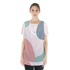 Abstract Shapes  Skirt Hem Sports Top by Sobalvarro