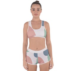 Abstract Shapes  Racerback Boyleg Bikini Set by Sobalvarro