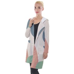 Abstract Shapes  Hooded Pocket Cardigan by Sobalvarro