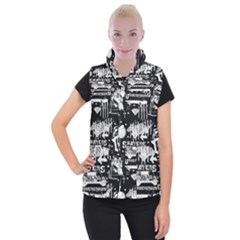 Skater-underground2 Women s Button Up Vest by PollyParadise