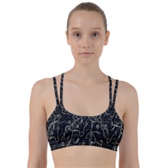 Abstract Surface Artwork Line Them Up Sports Bra by dflcprintsclothing