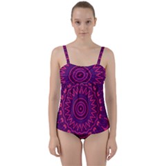 Nativewinds Twist Front Tankini Set by LW323