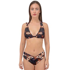 Fun In The Sun Double Strap Halter Bikini Set by LW323