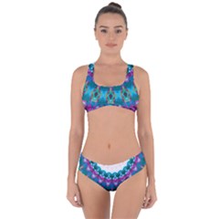 Peacock Criss Cross Bikini Set by LW323