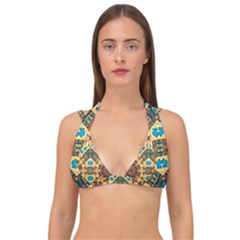 Worthyisthelamb Double Strap Halter Bikini Top by LW323