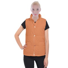 Amber Glow Women s Button Up Vest by FabChoice