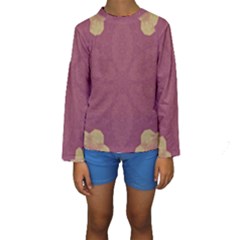 Misty Rose Kids  Long Sleeve Swimwear by LW323