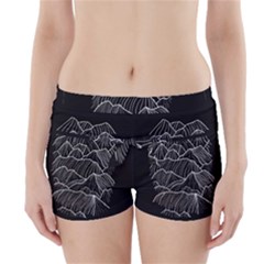 Black Mountain Boyleg Bikini Wrap Bottoms by goljakoff