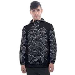 Black Mountain Men s Front Pocket Pullover Windbreaker by goljakoff