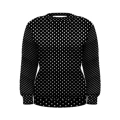 Stars On Black Ink Women s Sweatshirt by goljakoff