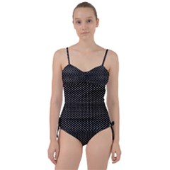 Stars On Black Ink Sweetheart Tankini Set by goljakoff