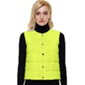Color Luis Lemon Women s Button Up Puffer Vest View1