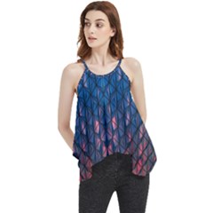 Abstract3 Flowy Camisole Tank Top by LW323
