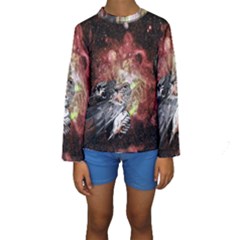 Space Kids  Long Sleeve Swimwear by LW323