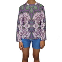 Lilac s  Kids  Long Sleeve Swimwear by LW323