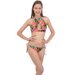 Exotisme Cross Front Halter Bikini Set by SoLoJu