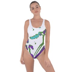 Multicolored Abstract Print Bring Sexy Back Swimsuit by dflcprintsclothing