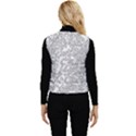 Neon Geometric Pattern Design 2 Women s Button Up Puffer Vest View2