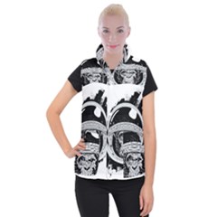 Spacemonkey Women s Button Up Vest by goljakoff