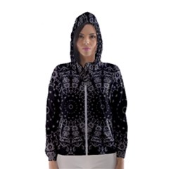 Gothic Mandala Women s Hooded Windbreaker by MRNStudios