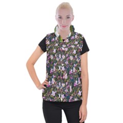 Apple Blossom  Women s Button Up Vest by SychEva