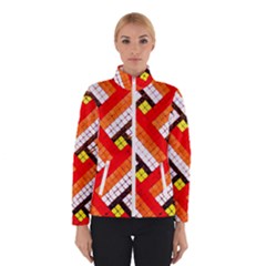 Pop Art Mosaic Winter Jacket by essentialimage365