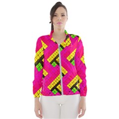 Pop Art Mosaic Women s Windbreaker by essentialimage365