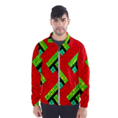 Pop Art Mosaic Men s Windbreaker by essentialimage365