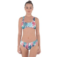 Tropical Love Criss Cross Bikini Set by designsbymallika