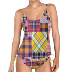 Checks Pattern Tankini Set by designsbymallika