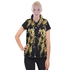 Bud Gilt  Women s Button Up Vest by MRNStudios