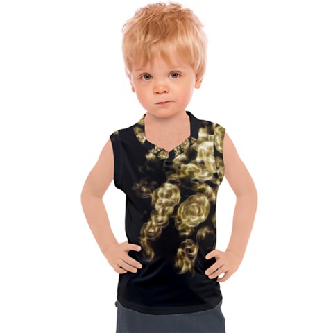 Bud Gilt  Kids  Sport Tank Top by MRNStudios