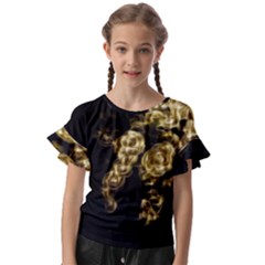 Bud Gilt  Kids  Cut Out Flutter Sleeves by MRNStudios