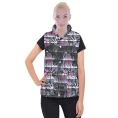Techno Bouquet Women s Button Up Vest by MRNStudios